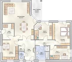 Plan 140 Ein Winkelbungalow Mit 140 M Wohnflache Winkelbungalow Grundriss Bungalow Winkelbungalow Grundriss