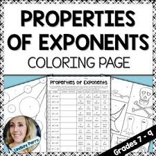 This is great practice for any class learning the laws of exponents because it also allows students to self assess themselves. Pin On Math Ideas