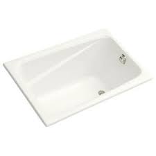 Maybe you would like to learn more about one of these? Kohler Greek 48 In X 32 In Acrylic Drop In Or Undermount Bathtub With Reversible Drain In White K 1490 X 0 Tub Contemporary Bathtubs Deep Soaking Tub