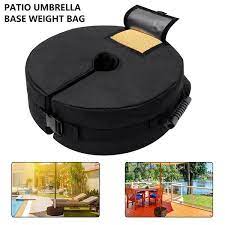This 18 heavy duty round umbrella base is ideal for holding your beloved umbrella to beautify your surrounding environment. Heavy Duty Sand Bags Umbrella Weight Bag Weatherproof Parasol Umbrella Stand Base For Outdoor Patio Offset Cantilever Umbrellas Walmart Com Walmart Com