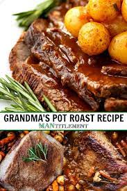 Grandma S Pot Roast Tastes Just Like Grandma Used To Make Tender Beef And Potatoes In A Thick And Hearty Gr Pot Roast Recipes Perfect Pot Roast Easy Pot Roast