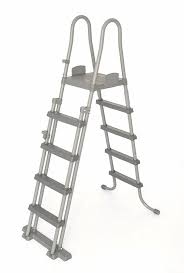 ladder voor zwembaden tot 132 cm hoog met platform poolfunstore