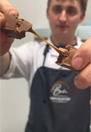 This is our Hazelnut Crisp bar…and yes it’s as good as it sounds 😍🍫  #chocolatebar #hazelnutchocolate #irishbusiness #chocolate