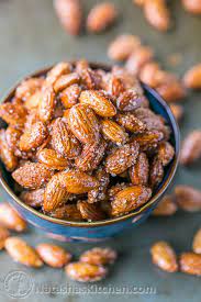 Spiced Honey Roasted Almonds Honey Roasted Almonds Roasted Almonds Recipe Honey Recipes