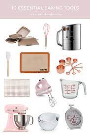 To bake a cheesecake at home, you'll need your favorite baking supplies—mixing bowls, spatulas, measuring cups and more. 10 Essential Baking Tools For Beginners Jamie Kamber Baking For Beginners Baking Tools Baking Tools For Beginners