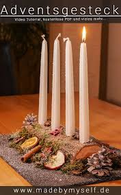Adventsgesteck Selber Machen Langlich Made By Myself Adventsgesteck Selber Machen Adventsgesteck Deko Holz Weihnachten