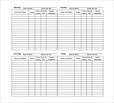 24 Appointment Schedule Templates Doc Pdf Free