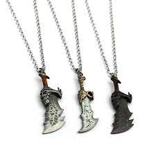 They become engulfed in flames when used, but cool down when hung on kratos' back. God Of War 60cm Necklace Kratos Weapon Blades Of Chaos Metal Cool Pendant Link Chain Men Necklaces Charm Gifts Game Jewelry Pendant Necklaces Aliexpress