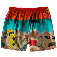 Gracie narra la historia de una peculiar familia (homer, marge, bart, maggie y lisa simpson) y otros divertidos personajes de la localidad norteamericana de. Cueca Samba Cancao Desenho Simpson Bart Praia