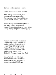 Maybe you would like to learn more about one of these? Contoh Pantun Rakyat