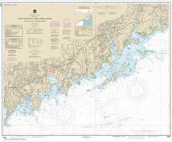 Noaa Chart North Shore Of Long Island Sound Sherwood Point To Stamford Harbor 12368