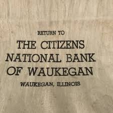 Internet banking manage your accounts online whether you need to check balances, make deposits or pay bills! Vintage Bank Bag Advertising Citizens National Bank Of Waukegan Illinois Heavy Cotton Bank Coin Collectible Display Tv Movie Prop Fabric Carol S True Vintage And Antiques