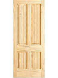4 panel radiata pine door glass design wood doors interior pine doors