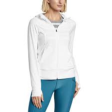 Eddie Bauereddie Bauer Resolution 360 Full Zip Hoodie White Women S Clothing Dailymail