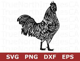Download Clip Art Rooster Silhouette Suitable For Commercial Use Instant Download Png And Svg Files Art Collectibles