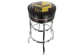 From corvette camping and lawn chairs to high. Corvette America 2014 2019 Chevrolet Corvette Racing Stool Black W Yellow Jake