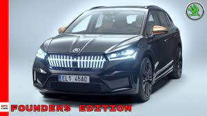 Limitovaná edícia, ktorá sa ako prvá dostane k slovenským zákazníkom sa vyznačuje neštandardne bohatou základnou. New 2021 Skoda Enyaq Iv Electric Founders Edition Youtube