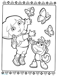Dora the explorer, the american animated tv series, is created by valerie walsh, chris gifford and eric weiner. Dora And Friends Coloring Pages Coloring Home