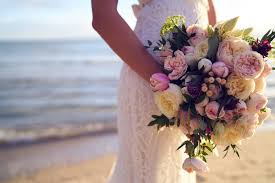 Drawing inspiration from its wild coastal setting, this textural boho wedding inspiration flows from secluded beach ceremony to laid back reception. Vintage Bohemian Beach Bridal Anna Campbell