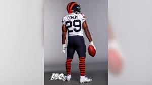 The chicago bears are taking their 100th season celebration to another level, as the team announced they will wear four different uniform combinations at in addition to that uniform, the bears will also bring back their orange jerseys for a late october game, and will wear a special helmet for their nov. Bears Unveil 1936 Classic Uniforms