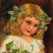 Postal de Navidad Digital Imprimible Vintage 25 de diciembre Una escena  navideña alegre Color Ilustración de imagen navideña