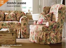 Slipcovers Furniture Shabby Chic Sofa Country Cottage Living Room