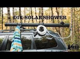 Diy Camp Shower For Your Car Or Van Rei Co Op Journal Solar Shower Camping Shower Truck Camping