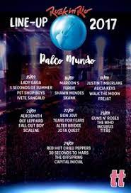 Eight incarnations of the festival have been held in rio de janeiro, in 1985, 1991, 2001, 2011, 2013, 2015, 2017 and 2019, eight in lisbon, in 2004, 2006. Rock In Rio 2017 Tickets Line Up Schedule Of Rock In Rio 2017 At Myrockshows