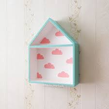 House Shaped Shelf Wooden House Shelf Kids Shelf House Etsy In 2020 House Shelves Kids Shelves Kids Room Wall