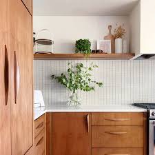 a gorgeous mid century modern kitchen