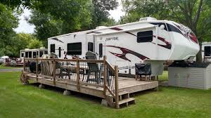 Narrow down your search using our feature selectors to find the perfect travel trailer. Campsite Rv And Travel Trailer Serviced Sites At Spanish River Resort And Campground Fishermans Paradise In Ontario Spanish River Resort Campground