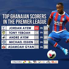 Maybe you would like to learn more about one of these? Tv3 Ghana Jordan Ayew Is On His Own Now As The Leading Ghanaian Goal Scorer In The English Premier League After His Strike For Crystal Palace On Saturday 3sports Facebook