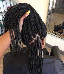 Finished Box Braids Hairstyles For Black Women Box Braids Hairstyles Braids For Black Women