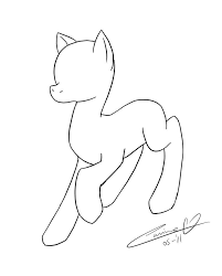 Mlp Fim Pony Base By Caninelove On Deviantart My Little Pony Drawing Pony Drawing Drawing Base