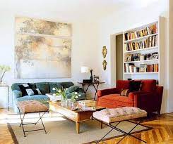 Blue Couch With Rust Colored Couch Colourful Living Room Decor Living Room Decor Fixer Upper Living Room