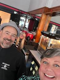 Grill is smoking! Popcorn is popped! Barb and Stu are killing it behind the  bar