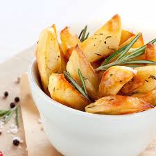 Potato Wedges Made With No Oil At All Perfect For Keeping Healthy In Droptober View This Multicuisine Recipe In Our Profile Link Fries In The Oven Healthy Chicken Nuggets Potatoes