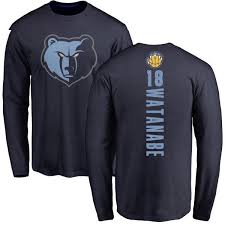 A happy birthday to yuta watanabe. Yuta Watanabe Memphis Grizzlies Navy Backer Long Sleeve T Shirt Stadium Tee