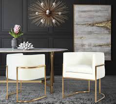 Giselle Giselle Cream Velvet Dining Chair Gold Frame Ashley Furniture Homestore