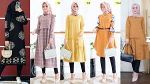 Salah satu model atasan yang menggunakan batik. Model Baju Atasan Wanita Masa Kini Dan Gamis Terbaru 2021