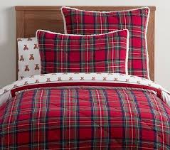 Our Plaid Christmas Bedroom Ekose