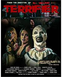 Amy On Instagram Terrifier 2016 The Clown With The White Face And The Little Black H Horror Movie Characters Horror Movie Posters Best Horror Movies