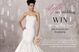 Less Than A Week Left To Enter To Win A Free Dress From Kathy Ireland For Mon Cheri Up To 5 Dresses For Your Brid Wedding Dresses Free Dresses Wedding Styles