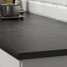Ekbacken Countertop Concrete Effect Laminate 74x1 1 8 Ikea In 2020 Black Laminate Countertops Laminate Countertops Formica Kitchen Countertops