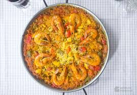 Paella De Mariscos Mit Meeresfruchten Madame Cuisine Rezept Paella Rezept Meeresfruchte Paella