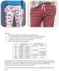 Hit The Hay Pajama Pants Sewing Fun Pajama Pants Pattern