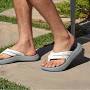 GUBARUN Flip Flops For Men,Leather Mens Sandals- Comfortable Sandal Arch Support(Khaki, 12) from www.reef.com