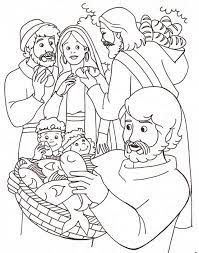 Exactly different good fine best perfect amazing 5 loaves and 2 fish coloring page. 5 Loaves And 2 Fish Coloring Pages Coloring Home