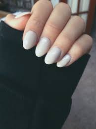 Cute acrylic nails cute nails pretty nails my nails natural acrylic nails gradient nails french tip acrylic nails ombre french nails nail french. Light Grey Almond Acrylics Light Gray Nails Nails Almond Nails