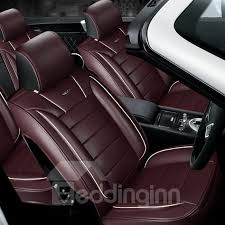 Finely Processed Leather Business Style Design Universal Car Seat Covers Beddinginn Com Car Seats Carseat Cover Seat Covers